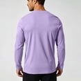 thumbnail image 4 of Samdudou Mens T Shirts Long Sleeve Crewneck Casual Basic Tees Everyday Layering Undershirts Lightweight Athletic Training Tops Classic Daily Workout Pullover Apparel, 4 of 7