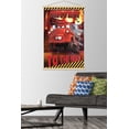 thumbnail image 2 of Disney Pixar Cars Toons - Rescue Wall Poster with Wooden Magnetic Frame, 22.375" x 34", 2 of 3