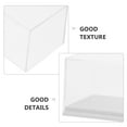 thumbnail image 4 of KAKOWELY model car garage display 2PCS Clear Acrylic Display Case for 1 64 Model Car Acrylic Display Box with Base Model Display Case Display Stands for Collectibles Toy Car Storage, 4 of 5