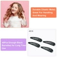 thumbnail image 3 of 40Pcs Silicone Coated Hair Barrettes for Women, Non-Slip Metal Hair Clip Barrettes, Drop Oil Protection Snap Hair Clips for Kids, Teens, Girls(Black), 3 of 5