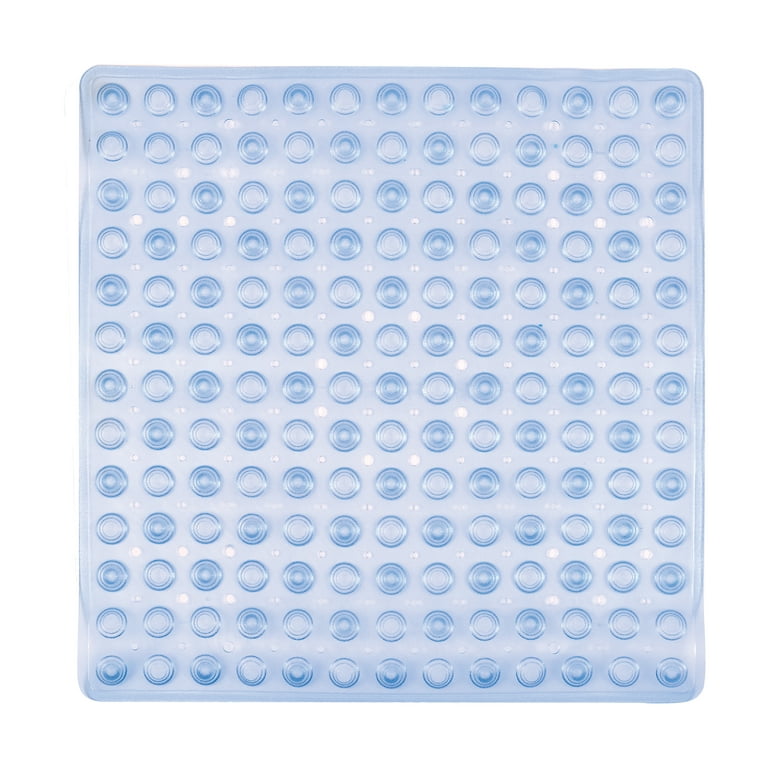 HealthSmart Clear Bath Mat, 15.5 in x 40 in, with 200 suction cups