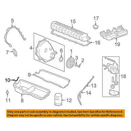 Mopar Oil Pan - CHRYSLER OEM Engine-Oil Pan Support 53010511AA