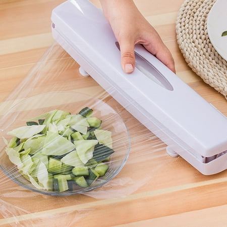 52 Foil - Plastic Food Wrap Cling Film Dispenser Aluminum Foil Wax Paper Cutter Cut Box