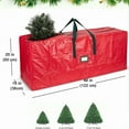 thumbnail image 2 of 7.5 ft Christmas Tree Storage Bag - Durable Heavy Duty Extra Large Artificial Xmas Holiday Tree Bag with Reinforced Handles and Dual Zippers Wide Opening - Red, 2 of 8