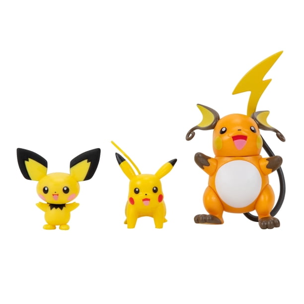Pokémon selec Tripak Pokémon Pichu Pikachu Raichu
