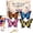 Butterfly Garden 3D Beaded Animal Craft Kit, variant on Tiny Beaded World 3D DIY Collection, Petite 3D Beaded Animal Craft Kit and Instructions, Cute 4-Pack DIY Animals Beading Set, Mini Beaded Animals Jewelry Art Craft Set (Veteran Hero)