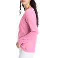 thumbnail image 1 of Hanes-t-shirt à Manches Longues Col en V pour Femmes-O9142, 1 of 2