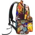 thumbnail image 6 of Anime The Amazing World of Gumball Backpack Canvas Funny Couple Backpacks 3D Large Capacity Travel Bags Gym Daypack Unisex, 6 of 7