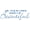 Blue, variant on Picniva Be Your Own Kind of Beautiful Inspirational Quote Vinyl Wall Decal, Gold, 22" x 8", Removable Self-Adhesive Home Decor for Living Room Bedroom
