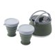 thumbnail image 4 of Hervidor de agua plegable y 2 tazas de agua caldera de agua al aire libre hervidor de agua 1.5l maker de té utensilios de cocina para mochilero de, 4 of 8