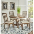 thumbnail image 3 of Linon Home Décor Antique Vintage Area Rug Collection, Ivory and Navy, 8' x 10', 3 of 6