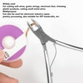thumbnail image 3 of Side Cutter, 2pcs Comfortable Grip High Accuracy Flush Cutter Steel  For Electronics Repair For Jewelry Processing, 3 of 8