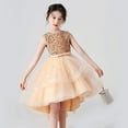 thumbnail image 7 of Girl Sequin Tulle Wedding Party Dress Bridesmaid Birthday Pageant Ball Gown, 7 of 7