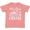 thumbnail image 3 of Inktastic My First Cruise with Cruise Ship and Palm Trees Boys or Girls Toddler T-Shirt, 3 of 5