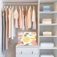 thumbnail image 4 of Yayeee Collapsible Cube Storage Bin with Lid Fabric Closet Decorative Basket with Handles, Candy Lemon Slices, 4 of 7
