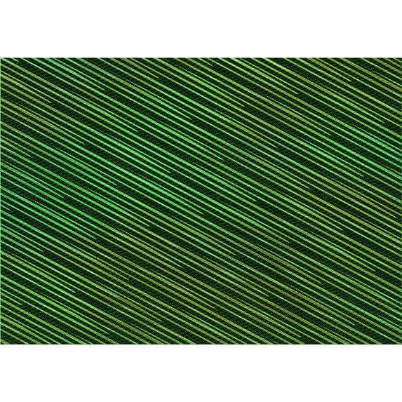Ahgly Company Indoor Rectangle Patterned Dark Lime Green Area Rugs, 8' x 12'