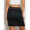 thumbnail image 2 of Lamuusaa Women Half Slips Underskirt Casual Short  Lace Waistband Inner Lining for Skirt, 2 of 8