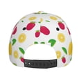 thumbnail image 4 of Goofa Strawberry and Lemon Printed Baseball Cap for Men and Women - Adjustable Unisex Hat for Sports and Casual Wear,Sun protection Casual Outdoor Everyday Fashion Cap, 4 of 9