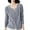 Grey, variant on Women's Knitted Cardigan Coat Sweater Slim Long Sleeved Thin Top Dark Open Front Cardigan L