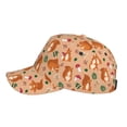 thumbnail image 5 of Kdxio Unisex Squirrel And Mushroom Pattern Baseball Cap Unisex Washed Classic Adjustable Hat, 5 of 8