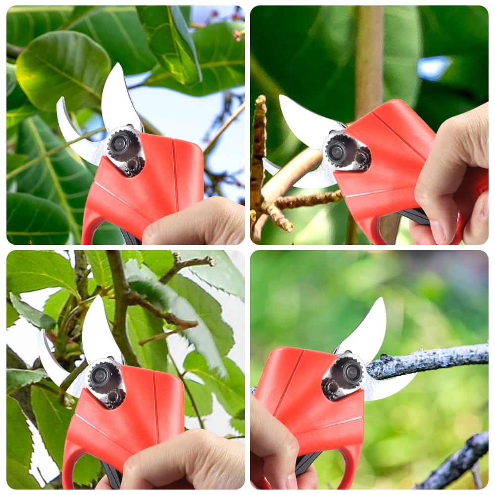 Paddsun Cordless Electric Pruning Shears – 30mm Max Cut, 21V 2.0Ah Battery, 6000 Cuts per Charge, Lightweight Handheld Branch Cutter for Garden, Orchard, Farm