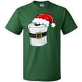 thumbnail image 3 of Inktastic Toilet Paper with Santa Hat and Belt T-Shirt, 3 of 5