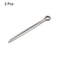 thumbnail image 3 of Split Cotter Pins, 8mm x 100mm 304 Stainless Steel Clip Fastener Fitting 2Pack, 3 of 5