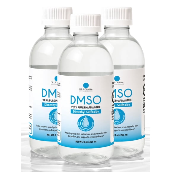 Líquido DMSO Dr. Robaina 99.9% puro, grado farmacéutico, 240 ml