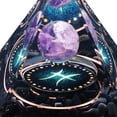 thumbnail image 2 of Pirámide De Orgón Obsidiana natural orgonita pirámide cristal Reiki Chakra generador de energía (Piscis), 2 of 4