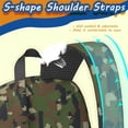 thumbnail image 5 of 17 Inch Lightweight Backpack,PVC Waterproof Oxford Fabric, Ergonomically Designed, with Large Capacity, Camouflage Print, 5 of 5