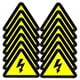 thumbnail image 1 of 15pcs Warning Electric Shocks Stickers Adhesive Electric Shocks Warning Decals for Equipment, 1 of 3
