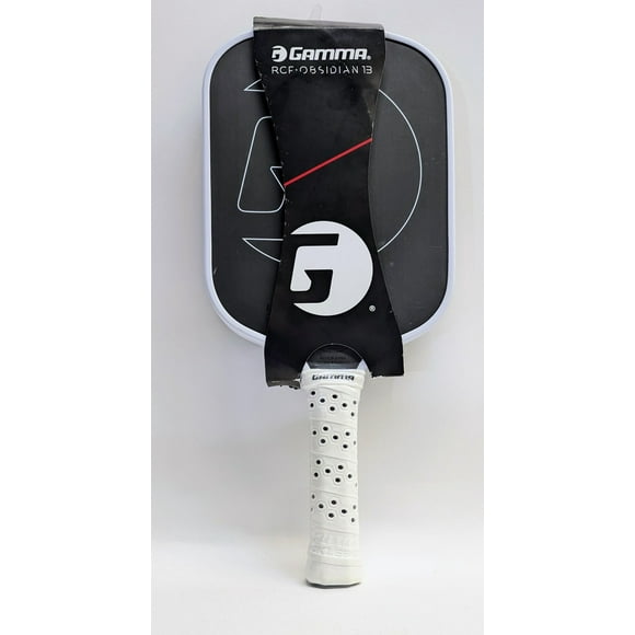 Gamma Palette de Pickleball RCF Obsidian 13 mm - Fibre de Carbone Brute