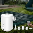 thumbnail image 2 of CASAFUN Ultra-Mini Portable Small Pump with 5 Nozzle,USB Rechargeable Pump for Inflatables with 1300mAh Battery to Inflate Deflate for Pool Floats Bed Mattress Vacuum Storage Bags, 2 of 9