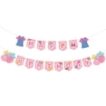 thumbnail image 1 of Banner de cumpleaños Neyeidru, rosa, feliz cumpleaños para niñas, 1 of 7