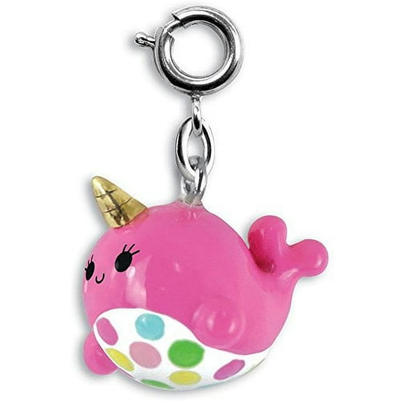 Pink Narwal Charm