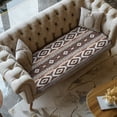 thumbnail image 2 of Renewold American Tribal Brown Leopard Print Sofa Seat Slipcover Stretch Sofa Cushion Protector Cover Individual Couch Slipcover Sofa Cover Replacement for Home Decoration, L, 2 of 5