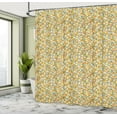 thumbnail image 4 of Ambesonne Abstract Shower Curtain, Flower of Life Vintage, 69"Wx84"L, Multicolor, 4 of 4