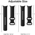 thumbnail image 4 of KOMI 5 Pack Watch Bands Compatible with Google Pixel 2/Pixel 3 41mm/Pixel for Women Men,Soft Silicone Durable Sport Replacement Strap for Pixel Watch 2/3 41mm Smartwatch Accessories, 4 of 7