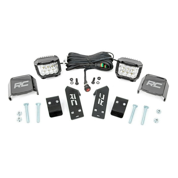 Rough Country 3" Wide Angle LED Kit for Polaris RZR PRO XP - 93078