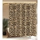 thumbnail image 1 of Cortina de ducha para baño, bonita, estética, decorativa, moderna, femenina, diseño único para niñas, bonita, tela impermeable para mujer, cortinas de baño, bañera, 180 x 180 cm, estampado de leopardo, 1 of 5