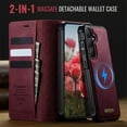 thumbnail image 6 of CaseMe Wallet Case for Samsung Galaxy S26 Plus Compatible with Magsafe, 2-in-1 PU Leather【RFID Blocking】Flip Card Holder Stand Shockproof Magnetic Detachable Cover for Samsung Galaxy S26 Plus 6.7", 6 of 10