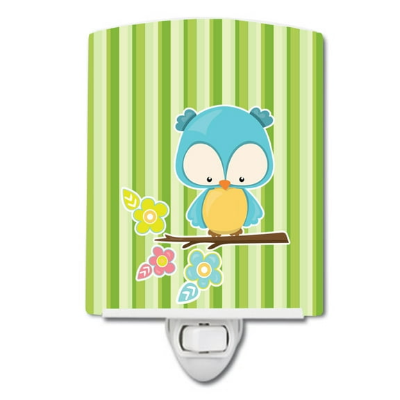 Caroline's Treasures BB7092CNL Bird on Branch Ceramic Night Light, 6x4x3", multicolor