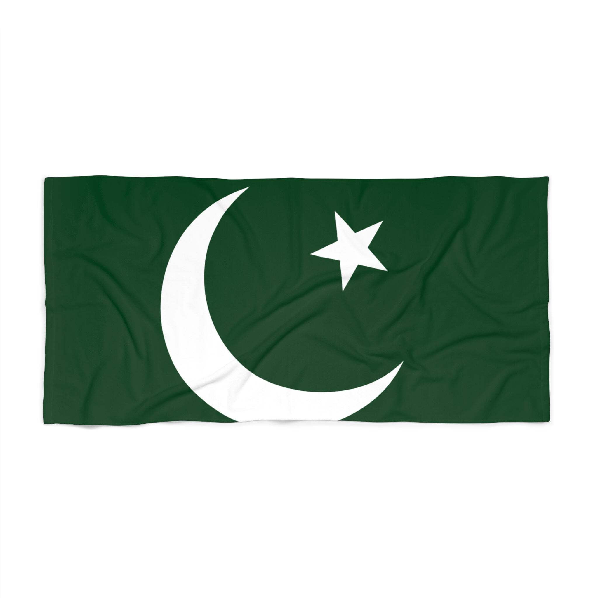 PAKISTAN Flag Beach Towel | Quality  Long Lasting - Larger or Smaller | Paki Pride | Gift for Pakistanis | Lahore Karachi Islamabad Multan