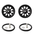 thumbnail image 1 of CIMAXIC 1 Ensemble Roue Facile en Alliage d'Aluminium pour Vélo Pliant Roue Facile Compatible pour Brompton,2.52"X2.52"X3.39 Pouces, 1 of 4