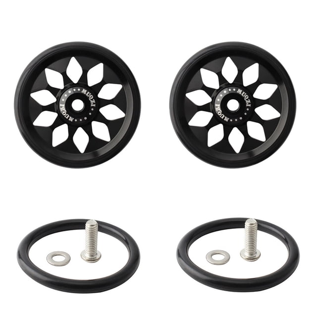 CIMAXIC 1 Ensemble Roue Facile en Alliage d'Aluminium pour Vélo Pliant Roue Facile Compatible pour Brompton,2.52"X2.52"X3.39 Pouces
