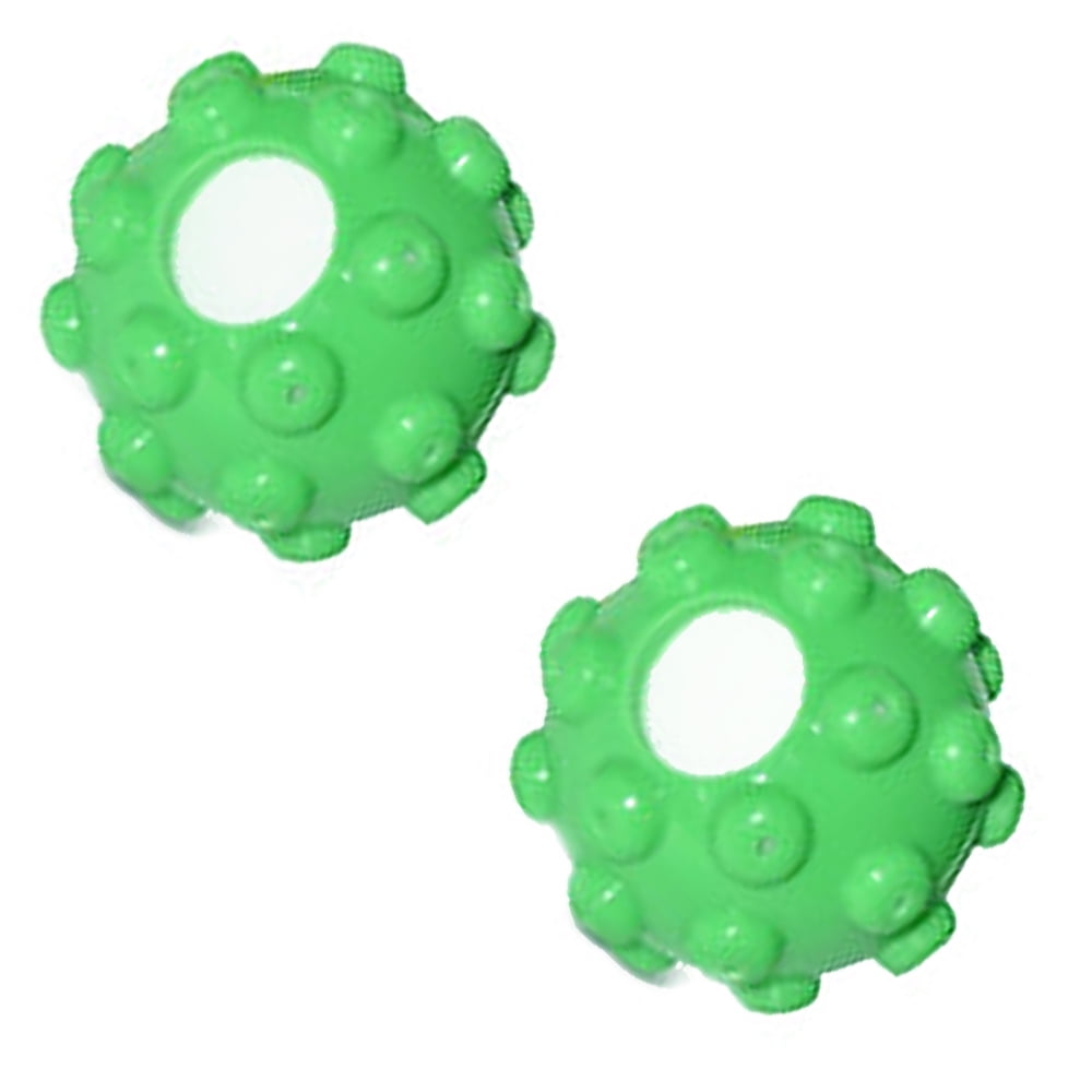 Mister Steamy Dryer Balls 2 Pack As Seen on TV For Wrinkle Free Clothes Green 