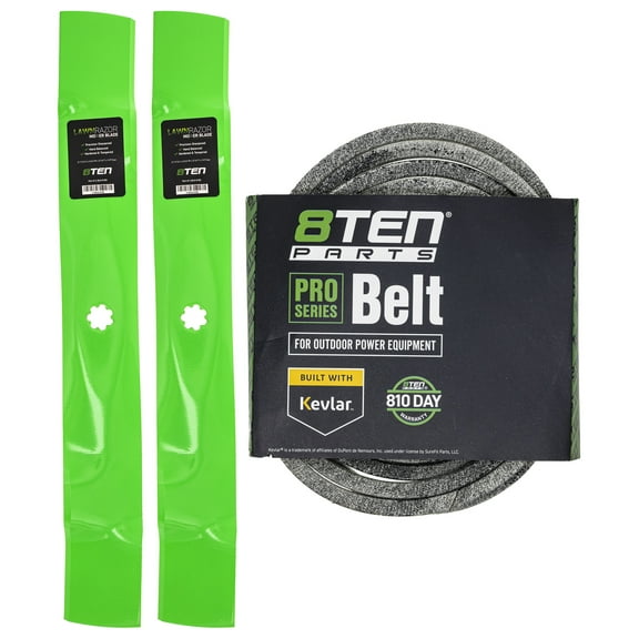 8TEN Blade Belt Kit for John Deere 115 105 125 135 102 107S 42 inch GX22151 MK1007811