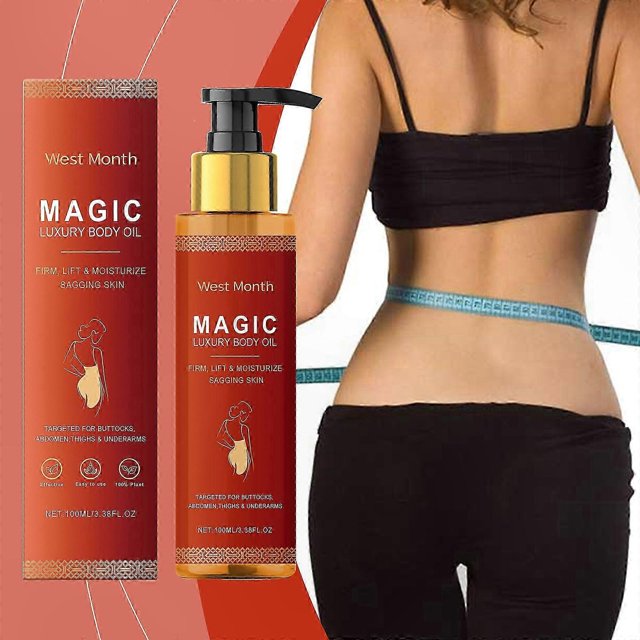 Hydrating Body Oil, 100ml - Firms, Tightens, and Smooths Skin for Arms, Chest, Thighs, and More, Ideal for Full-Body Use