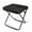 black, variant on Portable foldable backpack stool lightweight compact camping chair for hiking, fishing, picnic outdoor travel and sports