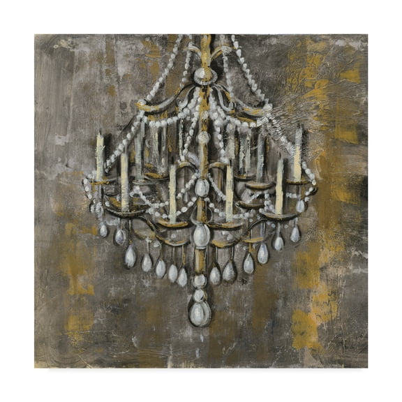 Trademark Fine Art 'Vintage Chandelier I' Canvas Art by Silvia Vassileva